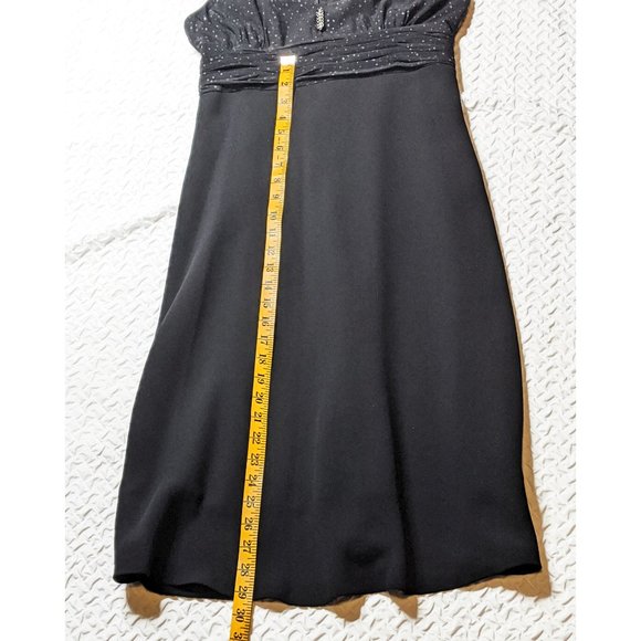 Evan Picone Black Sleeveless Dress - Picture 4 of 8